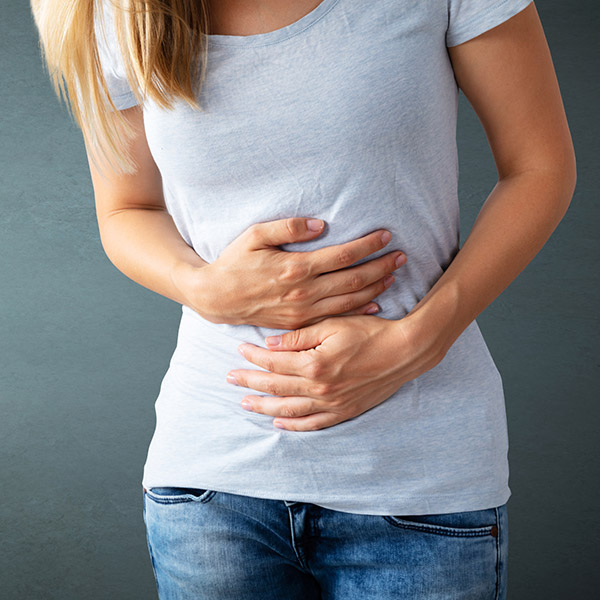  In people with fructose malabsorption, the cells of the intestine cannot absorb fructose normally, leading to bloating, diarrhea or constipation, flatulence, and stomach pain.
